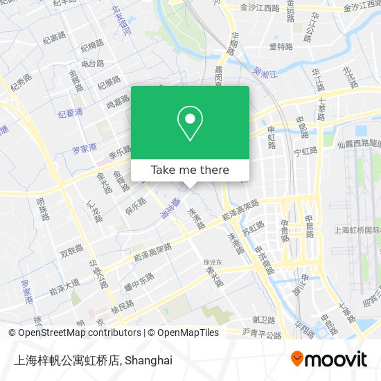 上海梓帆公寓虹桥店 map