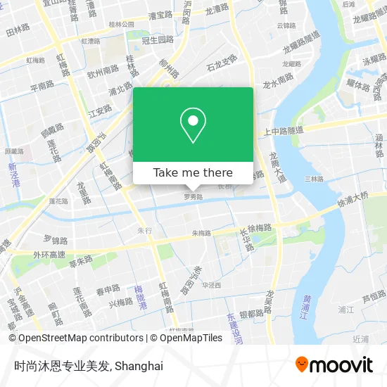 时尚沐恩专业美发 map