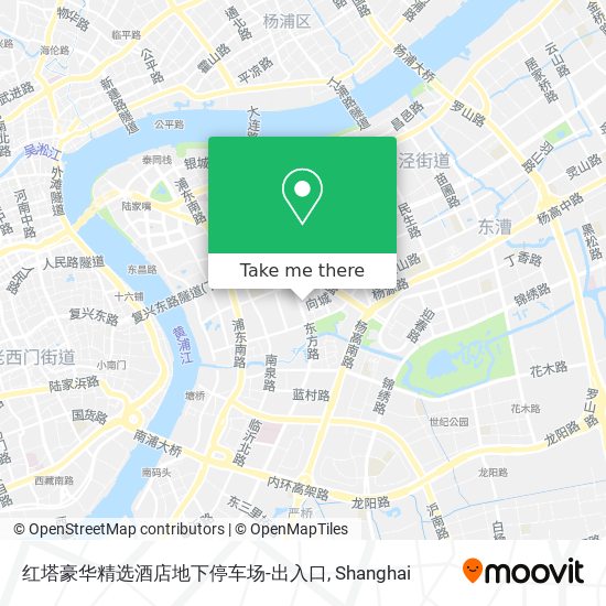 红塔豪华精选酒店地下停车场-出入口 map