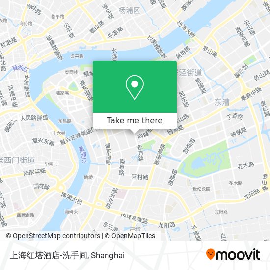 上海红塔酒店-洗手间 map