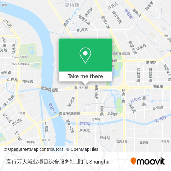 高行万人就业项目综合服务社-北门 map