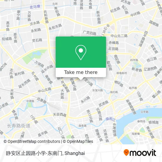 静安区止园路小学-东南门 map
