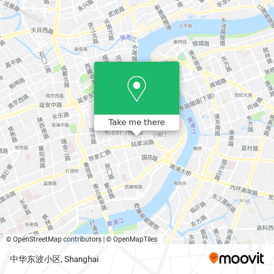 中华东波小区 map
