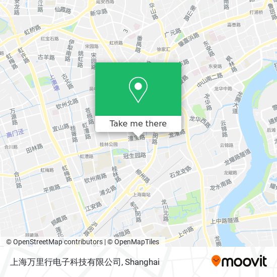 上海万里行电子科技有限公司 map