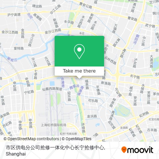 市区供电分公司抢修一体化中心长宁抢修中心 map