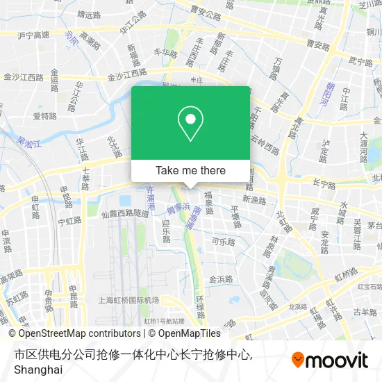 市区供电分公司抢修一体化中心长宁抢修中心 map