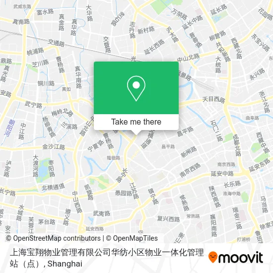 上海宝翔物业管理有限公司华纺小区物业一体化管理站（点） map