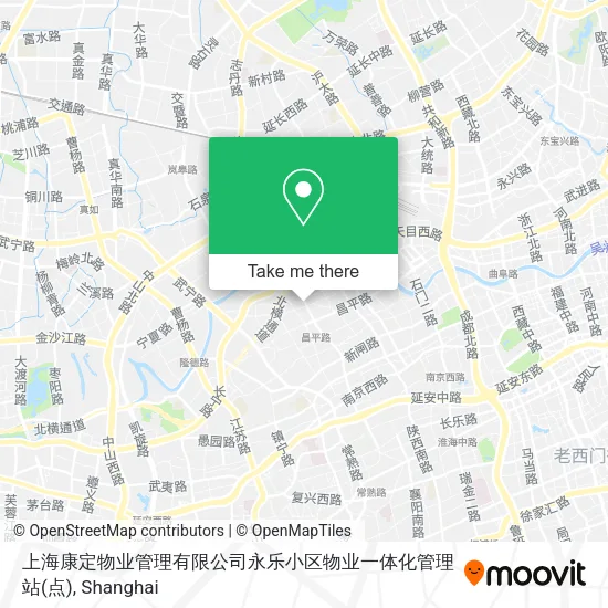 上海康定物业管理有限公司永乐小区物业一体化管理站(点) map