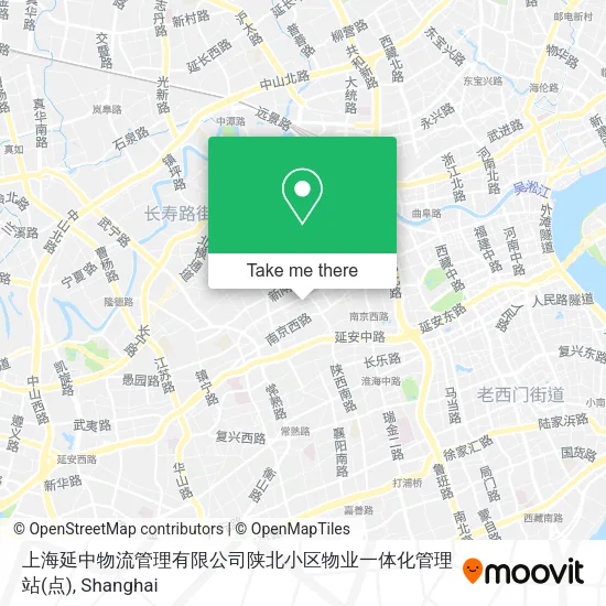 上海延中物流管理有限公司陕北小区物业一体化管理站(点) map