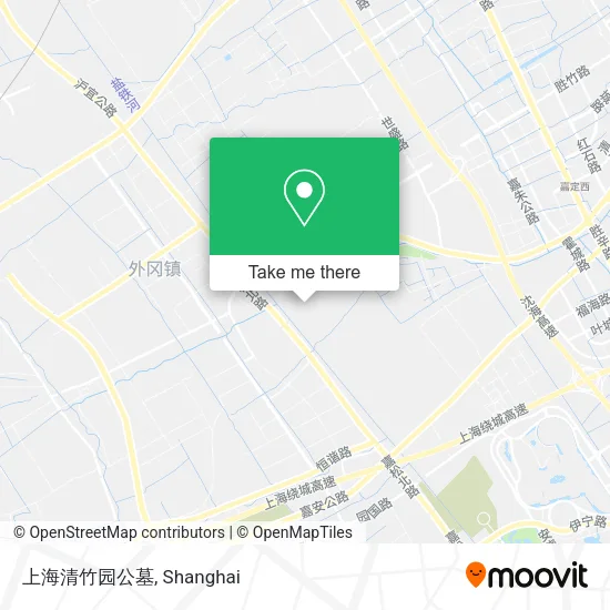 上海清竹园公墓 map