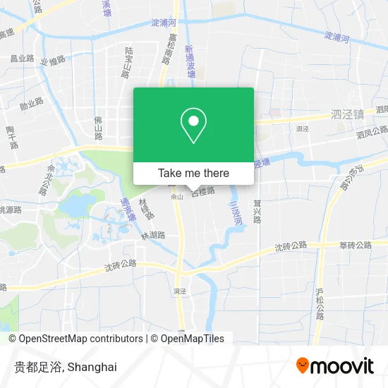 贵都足浴 map