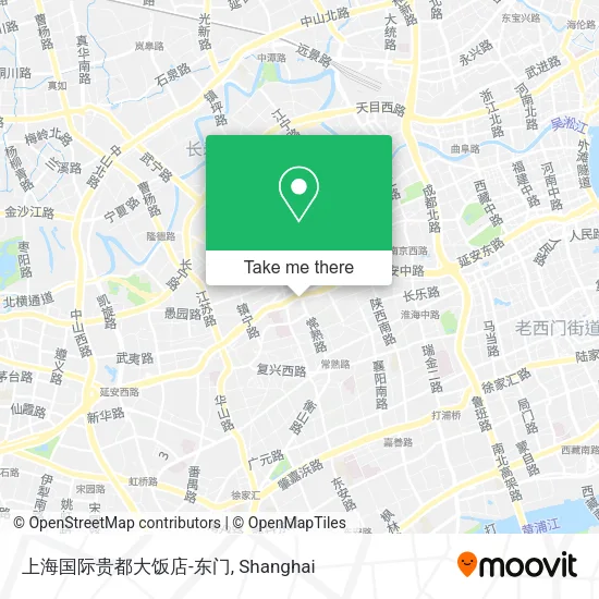 上海国际贵都大饭店-东门 map