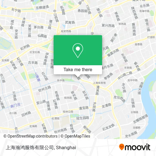 上海瀚鸿服饰有限公司 map