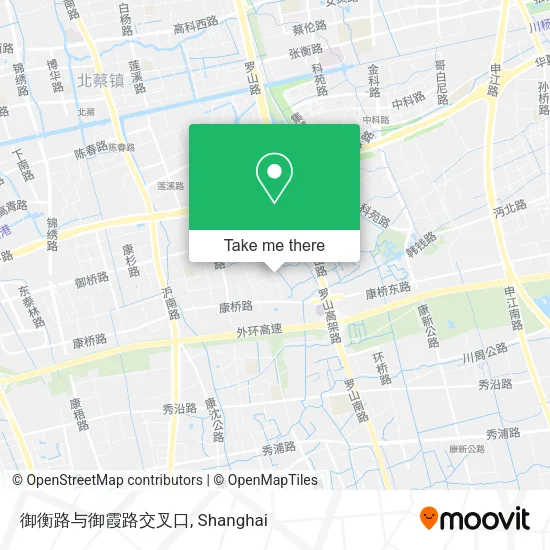 御衡路与御霞路交叉口 map