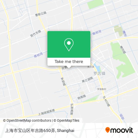 上海市宝山区年吉路650弄 map