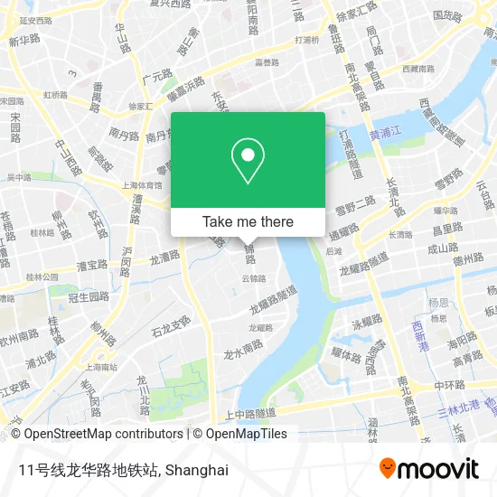 11号线龙华路地铁站 map