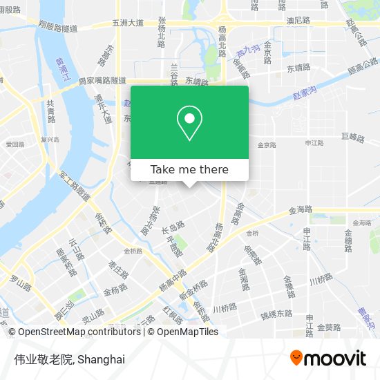 伟业敬老院 map