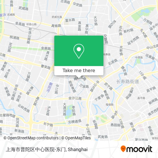 上海市普陀区中心医院-东门 map
