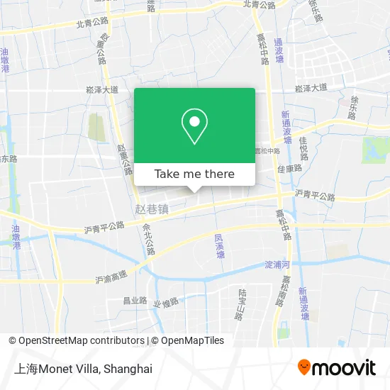 上海Monet Villa map