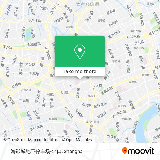 上海影城地下停车场-出口 map