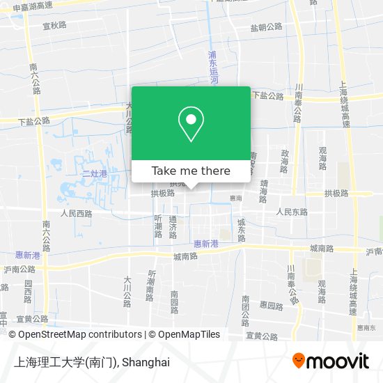上海理工大学(南门) map