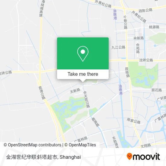金湖世纪华联斜塔超市 map