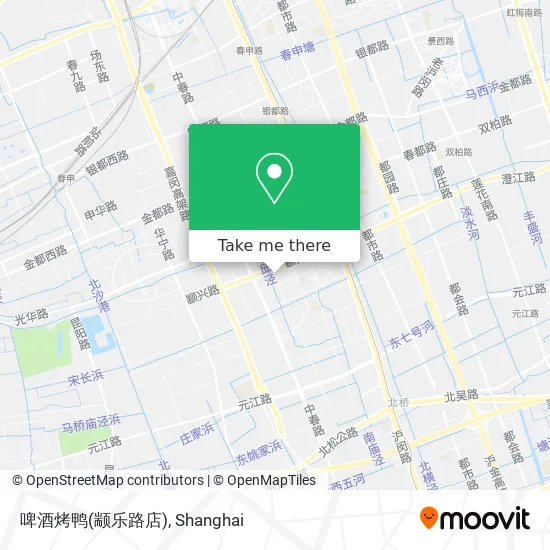 啤酒烤鸭(颛乐路店) map