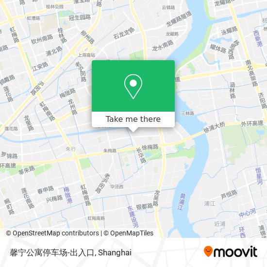 馨宁公寓停车场-出入口 map