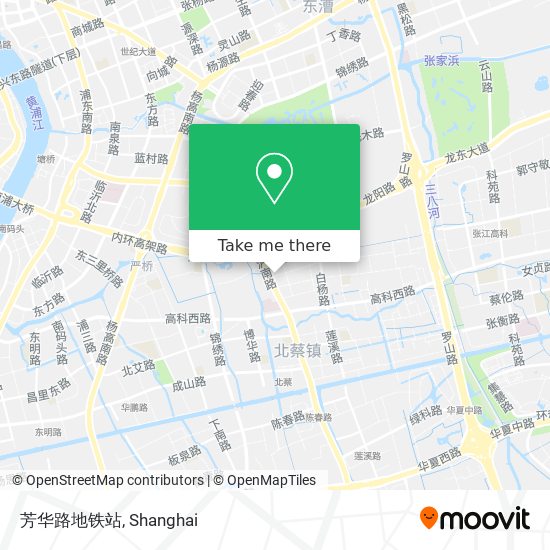 芳华路地铁站 map