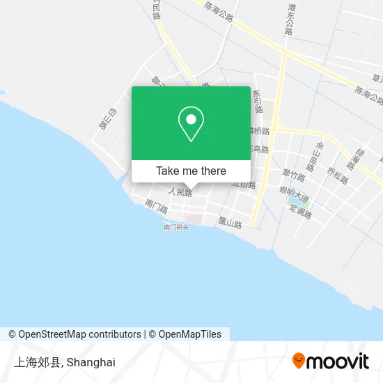 上海郊县 map