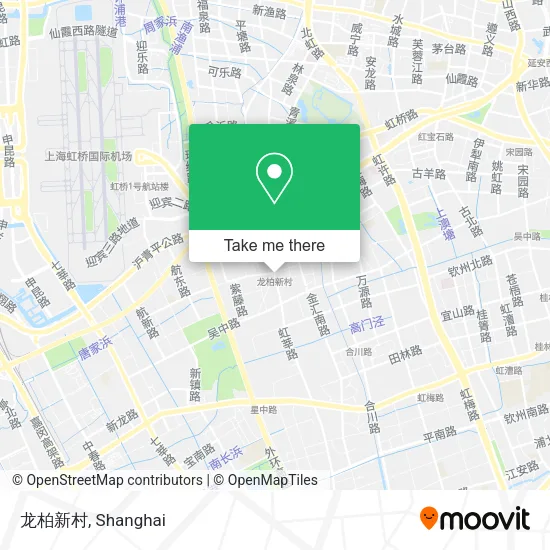 龙柏新村 map