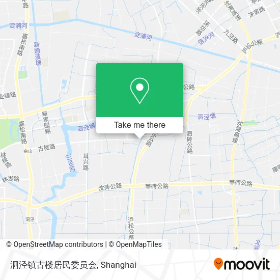 泗泾镇古楼居民委员会 map