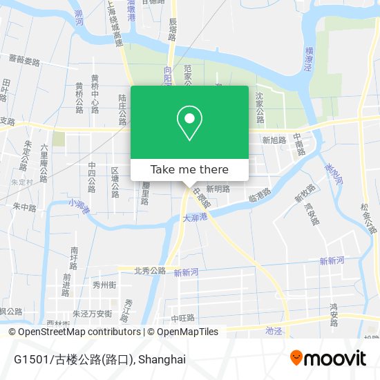 G1501/古楼公路(路口) map