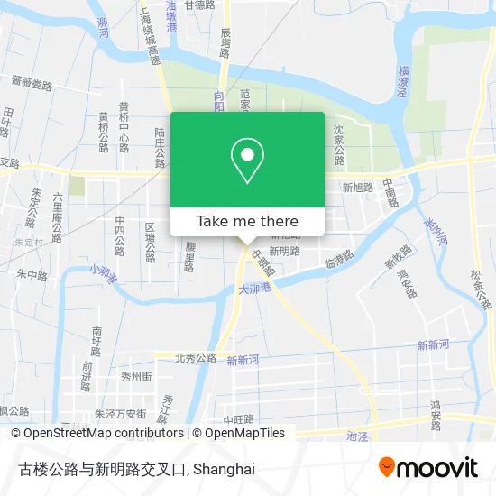 古楼公路与新明路交叉口 map