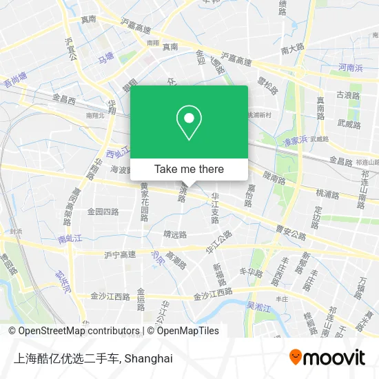 上海酷亿优选二手车 map