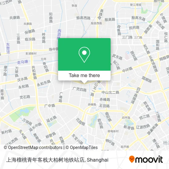 上海榴桃青年客栈大柏树地铁站店 map