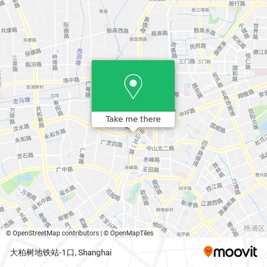 大柏树地铁站-1口 map