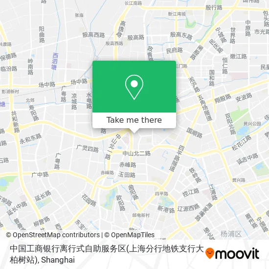 中国工商银行离行式自助服务区(上海分行地铁支行大柏树站) map
