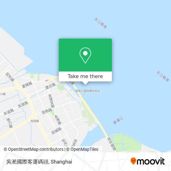 吳淞國際客運碼頭 map