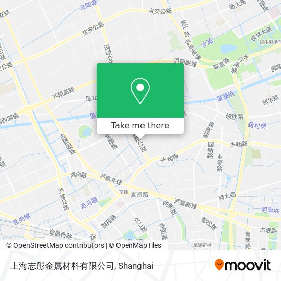 上海志彤金属材料有限公司 map