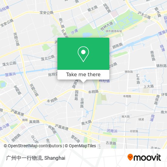 广州中一行物流 map