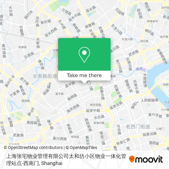 上海张宅物业管理有限公司太和坊小区物业一体化管理站点-西南门 map