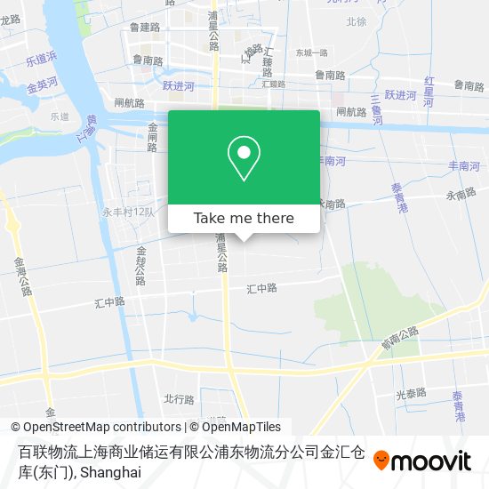 百联物流上海商业储运有限公浦东物流分公司金汇仓库(东门) map