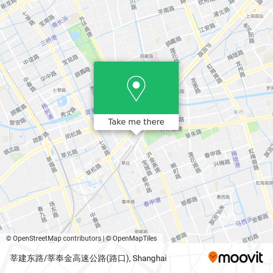 莘建东路/莘奉金高速公路(路口) map