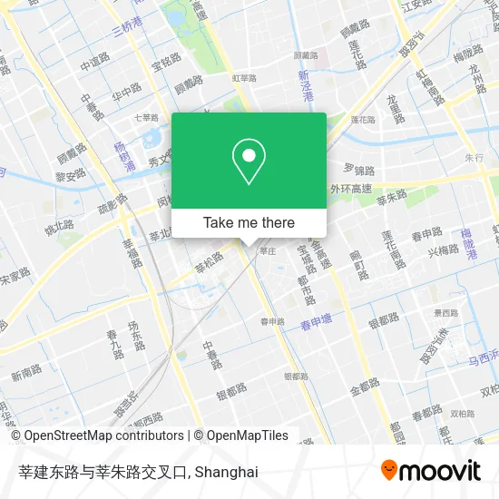 莘建东路与莘朱路交叉口 map