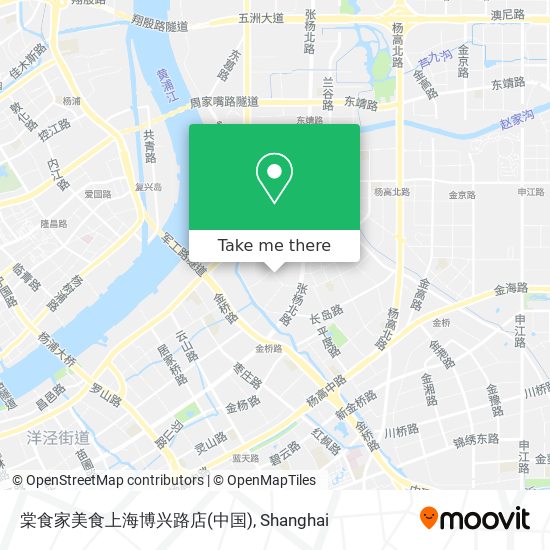 棠食家美食上海博兴路店(中国) map