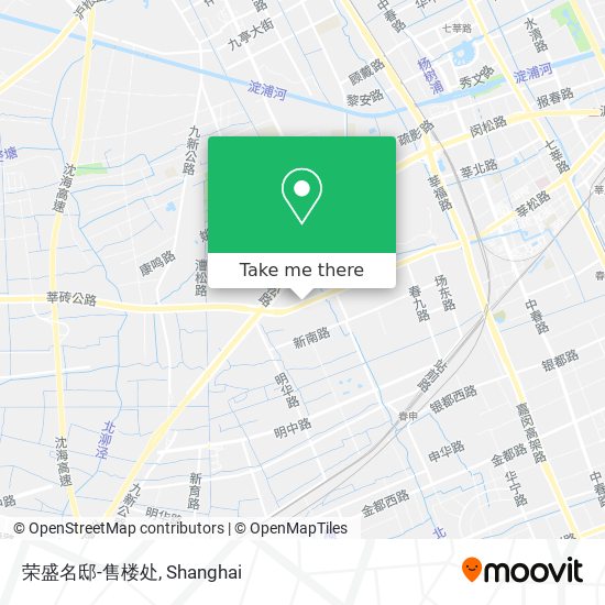 荣盛名邸-售楼处 map
