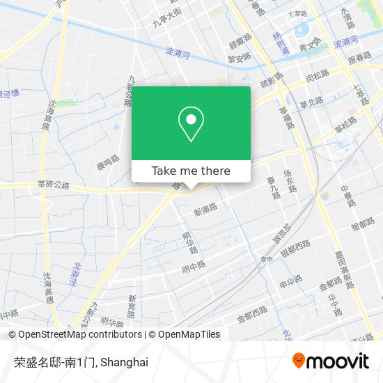 荣盛名邸-南1门 map