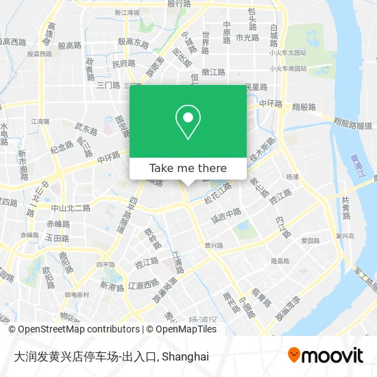 大润发黄兴店停车场-出入口 map