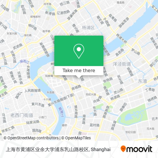 上海市黄浦区业余大学浦东乳山路校区 map